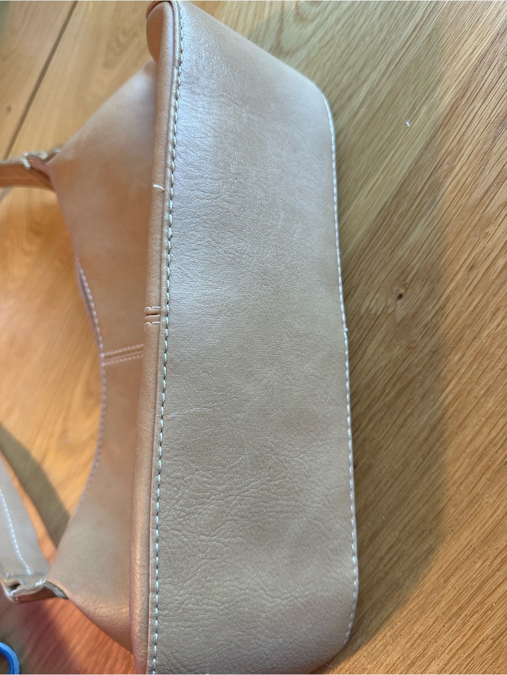 Genuine Sonoma Jean Co Y2K Taupe Baguette Shoulder Bag Purse - Picture 3 of 7